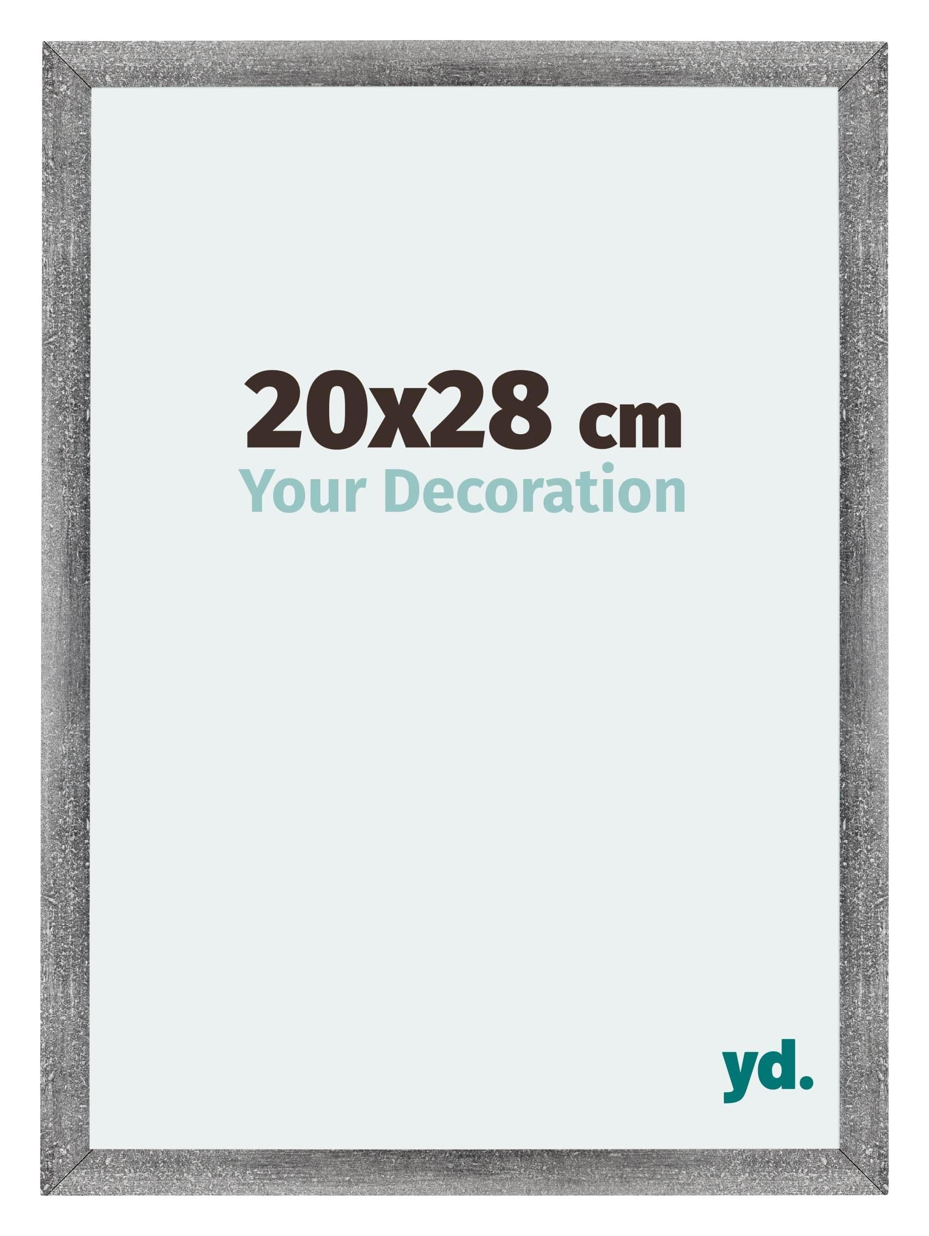 Your Decoration - Picture Frame 20x28 cm - Gray Swept - Decorative Wall Frame in MDF with Antireflection - Frame 20x28 - Mura — image 1