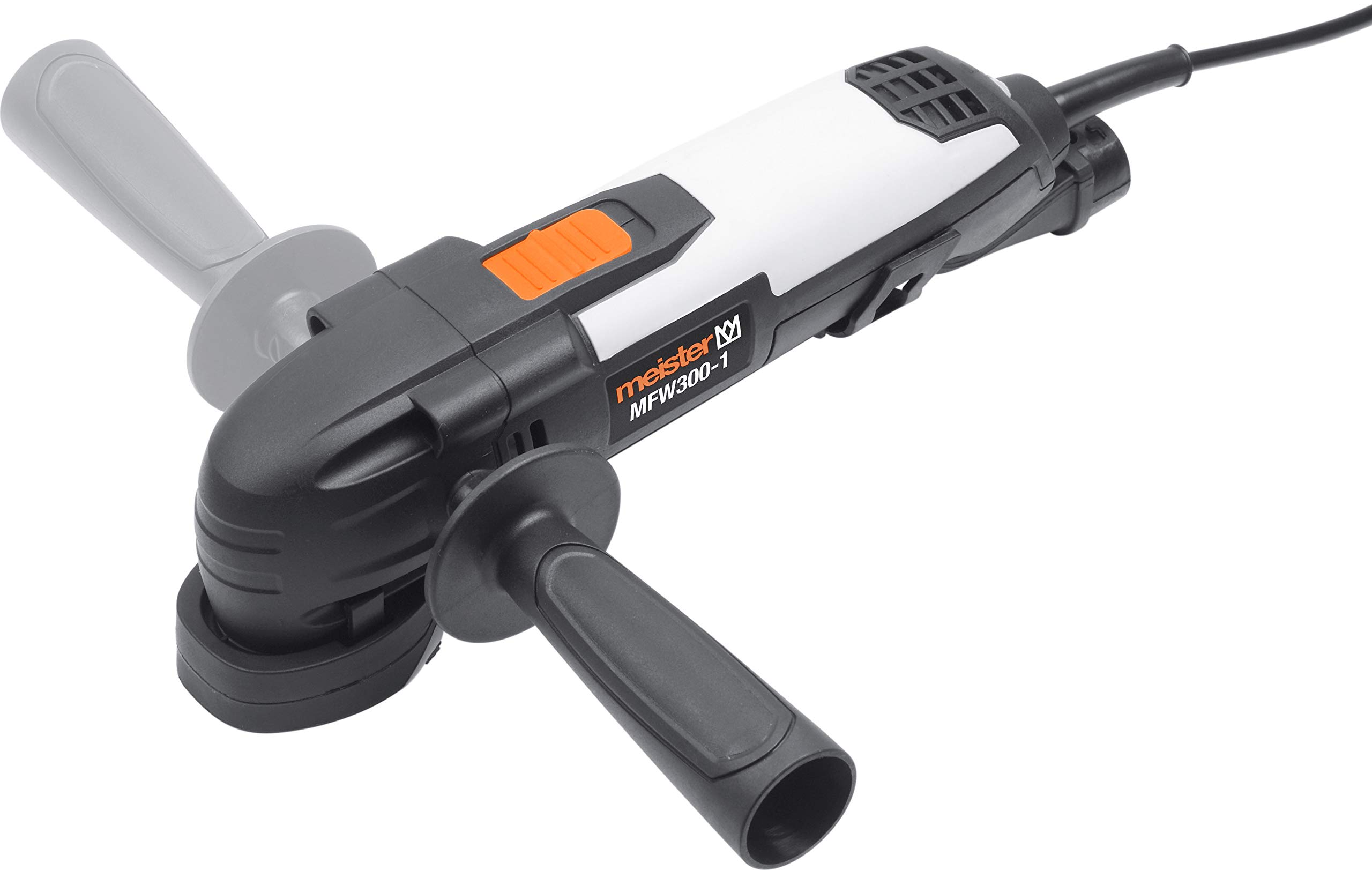 Meister Multifunctioneel gereedschap 300 W, MFW300 - Snelheidsregelaar - Voor zagen, slijpen en schrapen - Incl. Inval- en segmentzaagblad, Schuurplaat, Schuurpapier, Multitool in koffer / 5454380