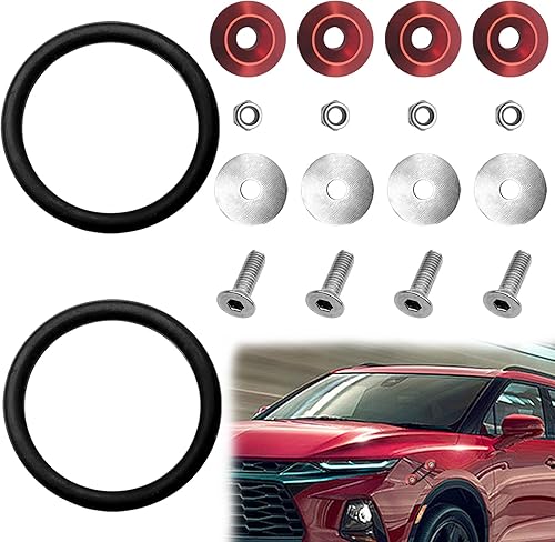 Kit de cierre de liberación rápida para parachoques y maletero de liberación rápida, cierre rápido para parachoques delantero y trasero, soportes