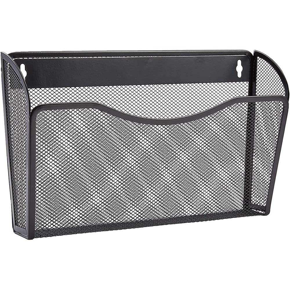 1 portafogli da parete, portafogli da parete, organizzatore postale, supporto da parete per ufficio, scuola, casa, bianco argento