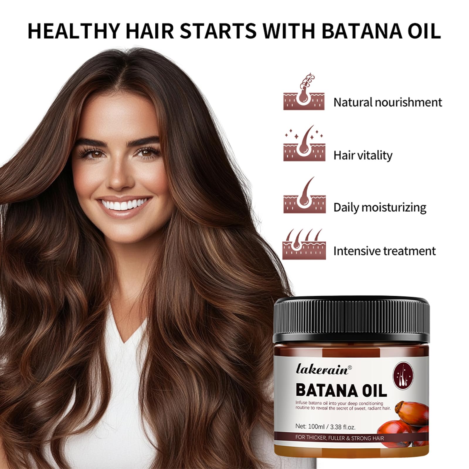Raw Batana Oil for Hair Growth 100% Natural Pure Batana oil - Image 4