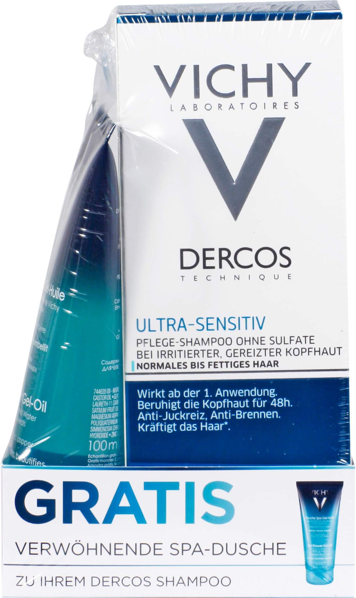 Dercos Vichy Shampoo Sensitive Ultra Lenitivo - 200 ml