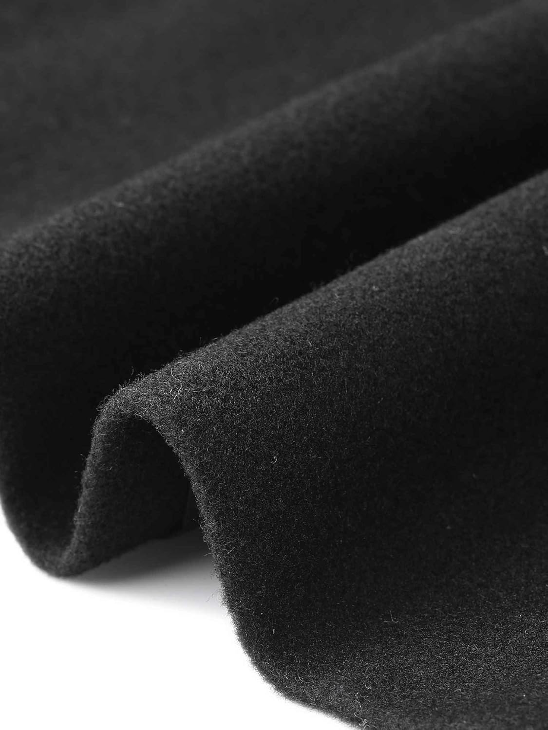 Agnes Orinda Women's Plus Size Overcoat Classic Stand Collar Long Sleeve Outwear Winter Long Trench Coat - Image 5