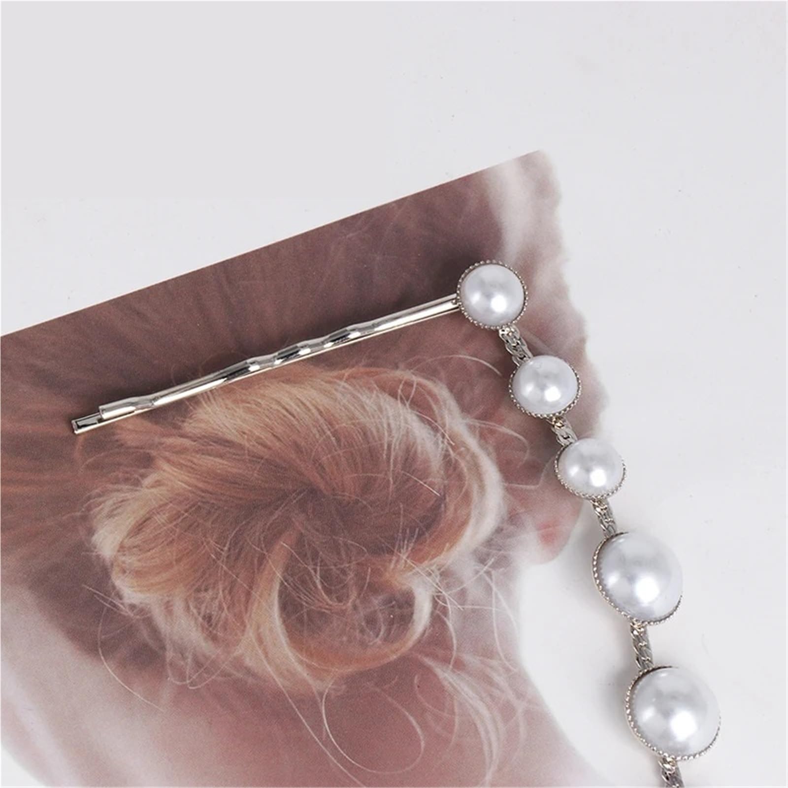 Perle for capelli da sposa, gioielli, ciondoli, pettini for in cristallo, forcine for feste donna, accessori for per Capelli da Sposa(Gold)