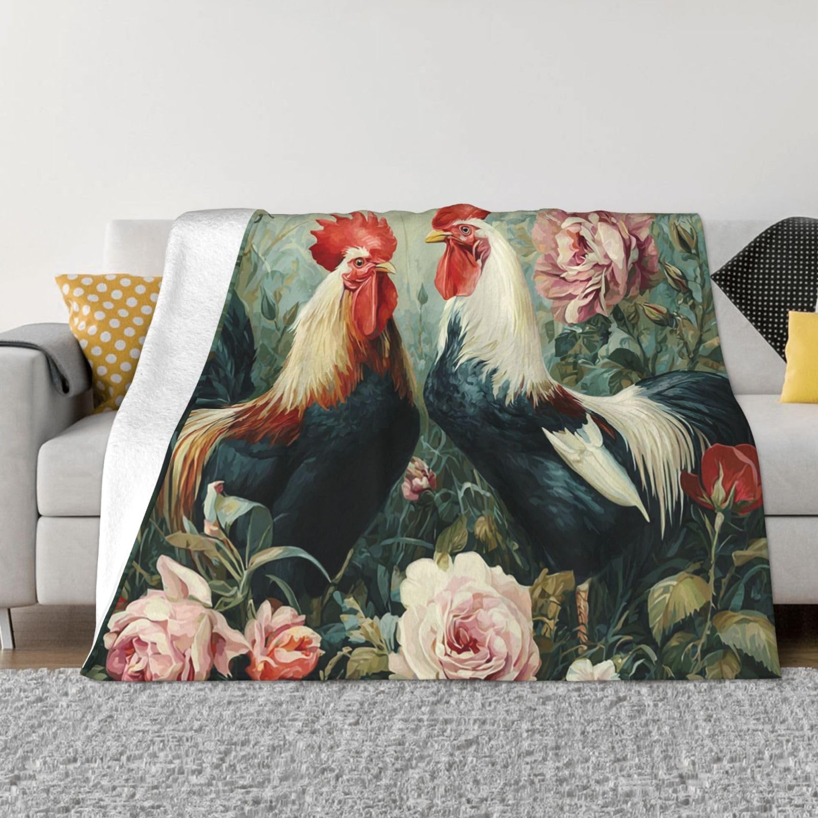 Couverture jeté en flanelle pour d'agréables moments cocooning sur le canapé du salon