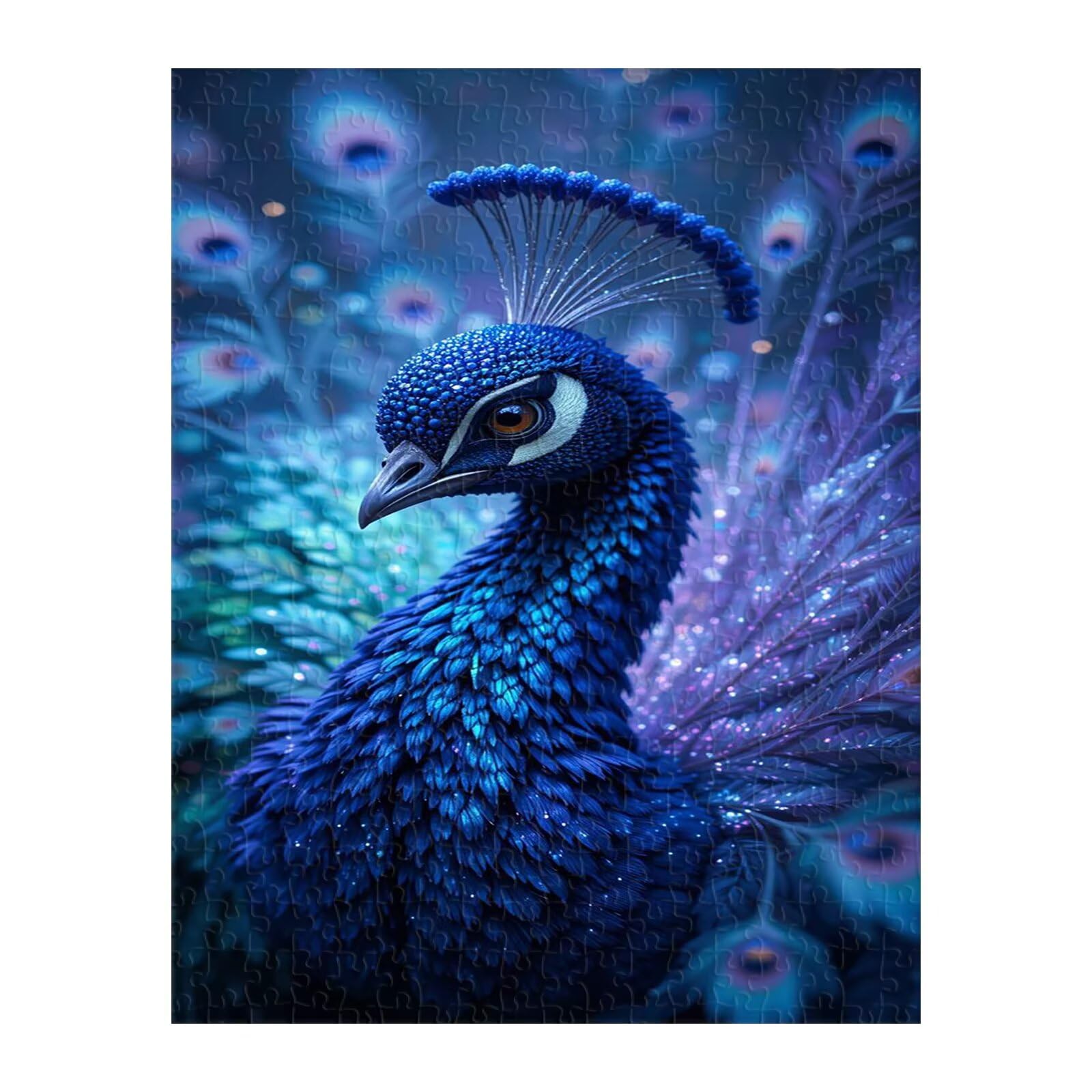 Puzzle 1200 Pezzi, Pavone Puzzles, Puzzle Impossibile Gioco Logici Sfida Difficile Puzzles 1200 Pezzi per Adulti