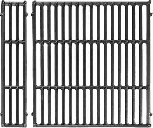 Miniatura 11 de 7670 Dual Sided Sear Grate for Weber Genesis II 300/400 Series & Genesis 2022 SX-325S E-325S EX-325S, Porcelain-Enameled Cast Iron Replacement Grate