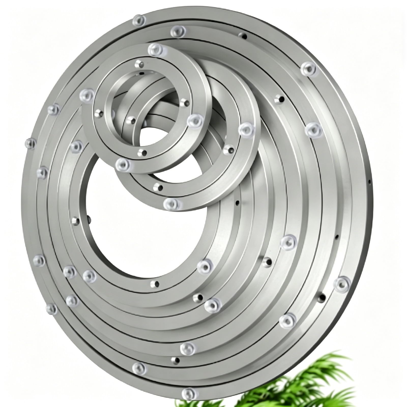 1pcs，Turntable Bearings ，Silver，Table Core Bearing，Swivel Plate Hardware ，Rotating Bearing Round Dining Table(680mm (27 inches))