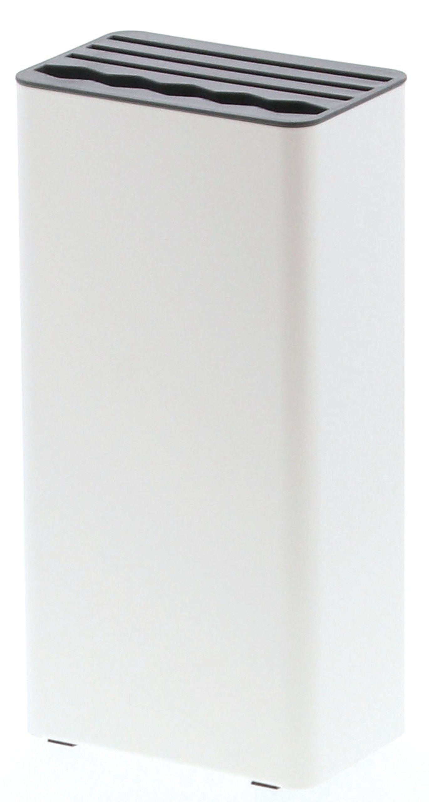 ????(Yamazaki) KT-PL CD WH Kitchen Knife & Scissors Stand, ?W11×D7×H22.3cm, wht