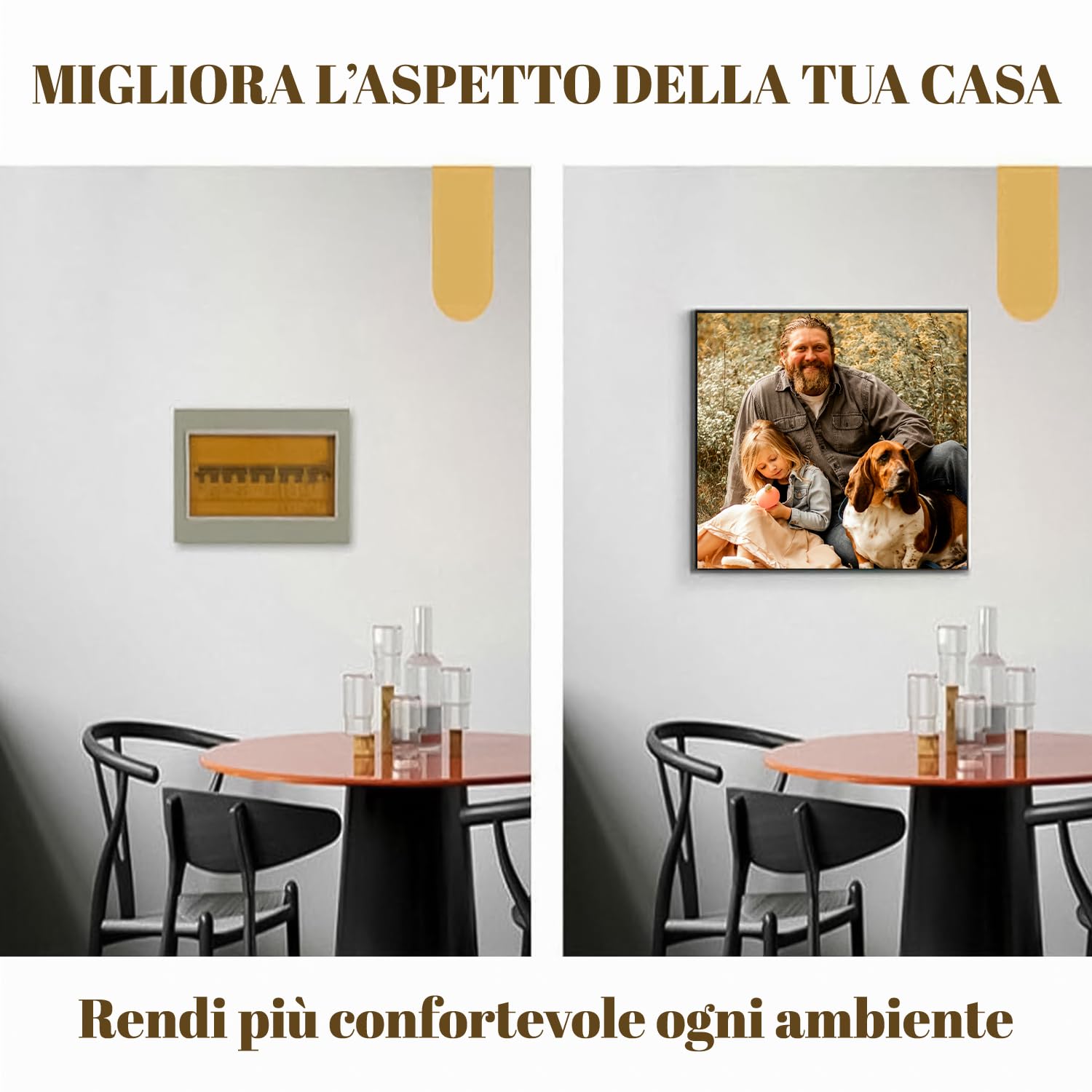 GIFART Copri Quadro Elettrico Personalizzato con foto - Copertura Cassaforte o Impianto elettrico - Quadro Decorativo Arredamento Personalizzabile con foto o paesaggio (40x50 cm)