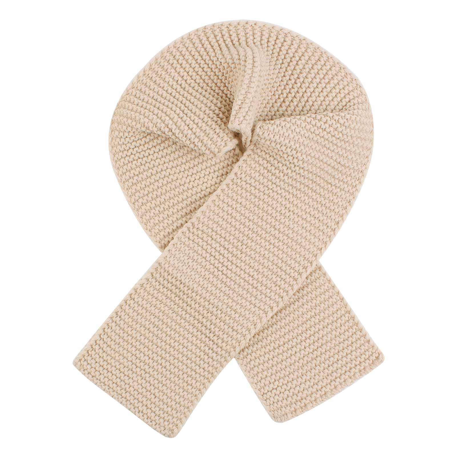 Duoyeree Baby Winter Hat Scarf Glove Beanie Set Girls Boys Pom Pom Knitted Beanie Mitten Scarves for Toddler 0-3T