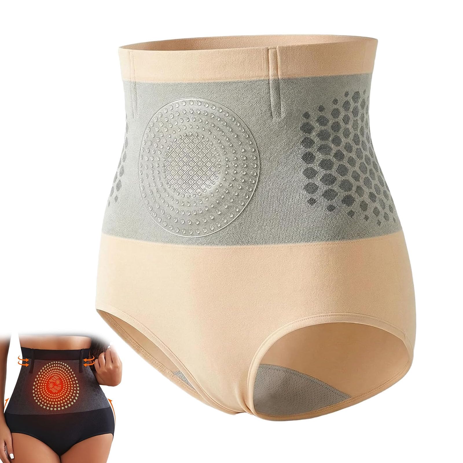 4-in-1 Shorts, Thermogenic Sculpting Shorts, Firming and Shaping Underwear for Women ﻿ (Skin,m)