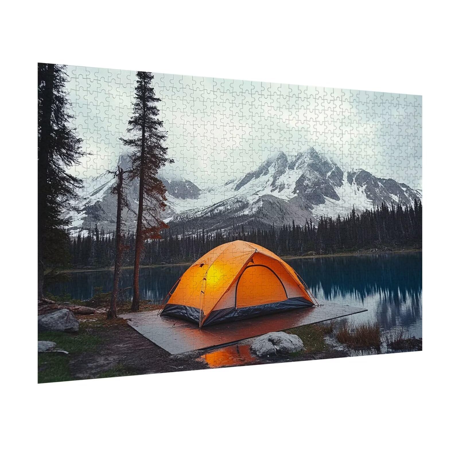 Puzzle dla dorosłych 2000 elementów trudne wyzwanie, namiot, n-911