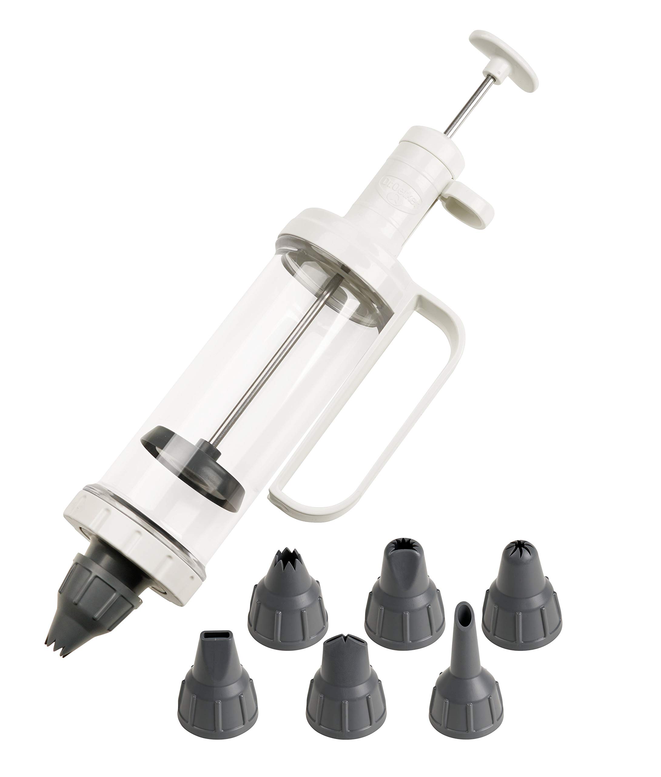 One-Handed Icing Syringe with 6 Nozzles