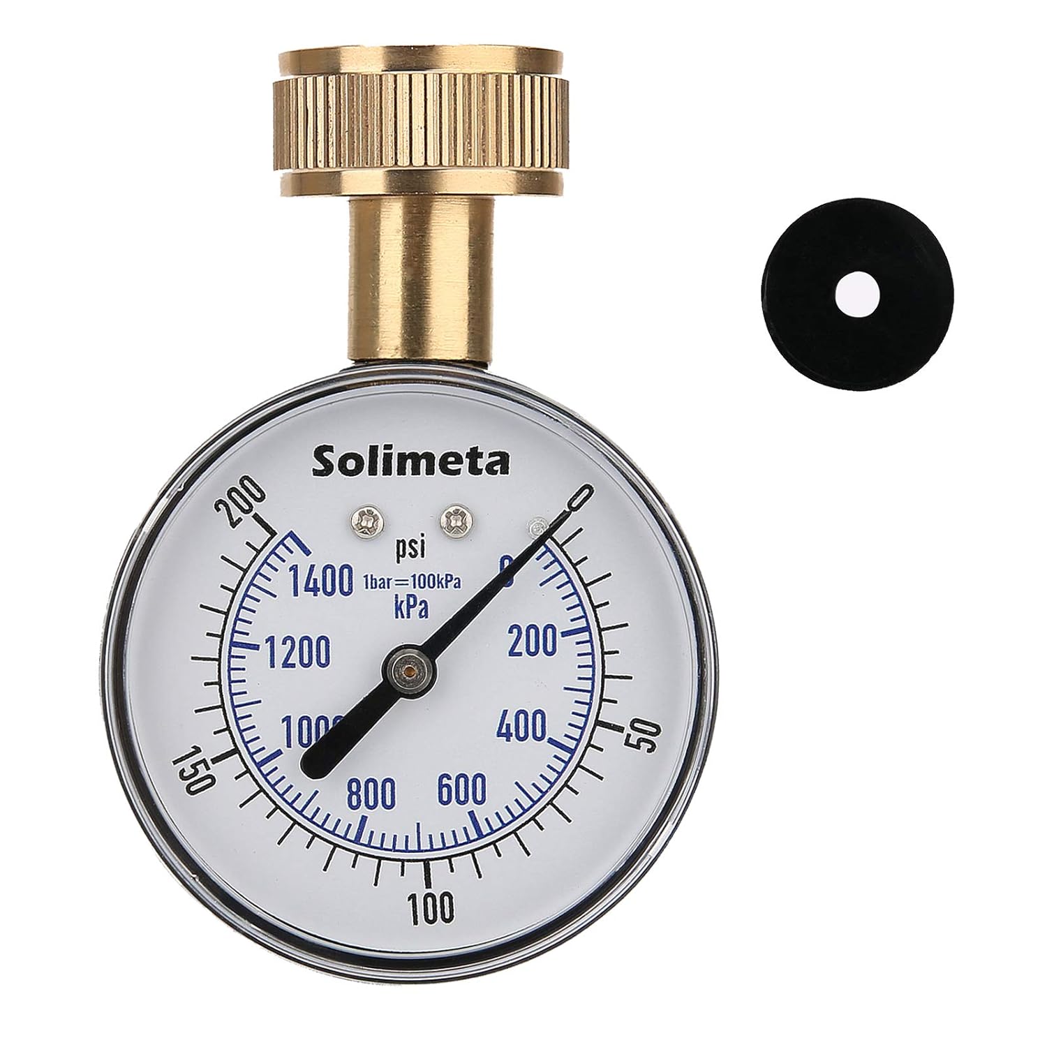 Pressure & Vacuum Gauges Industrial & Scientific 0200 psi/kpa with