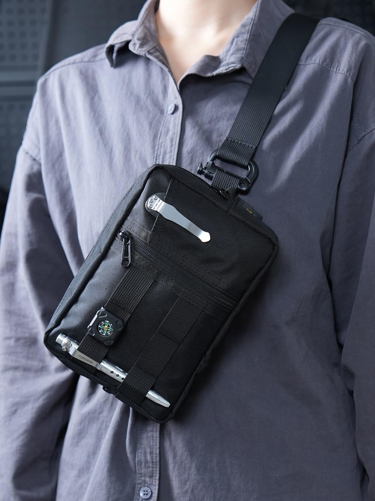 VIPERADE CHW2 Men's Bum Bag with 7 Pockets, Utility EDC Belt Bag Outdoor Hip Bags Adjustable Strap - Image 2