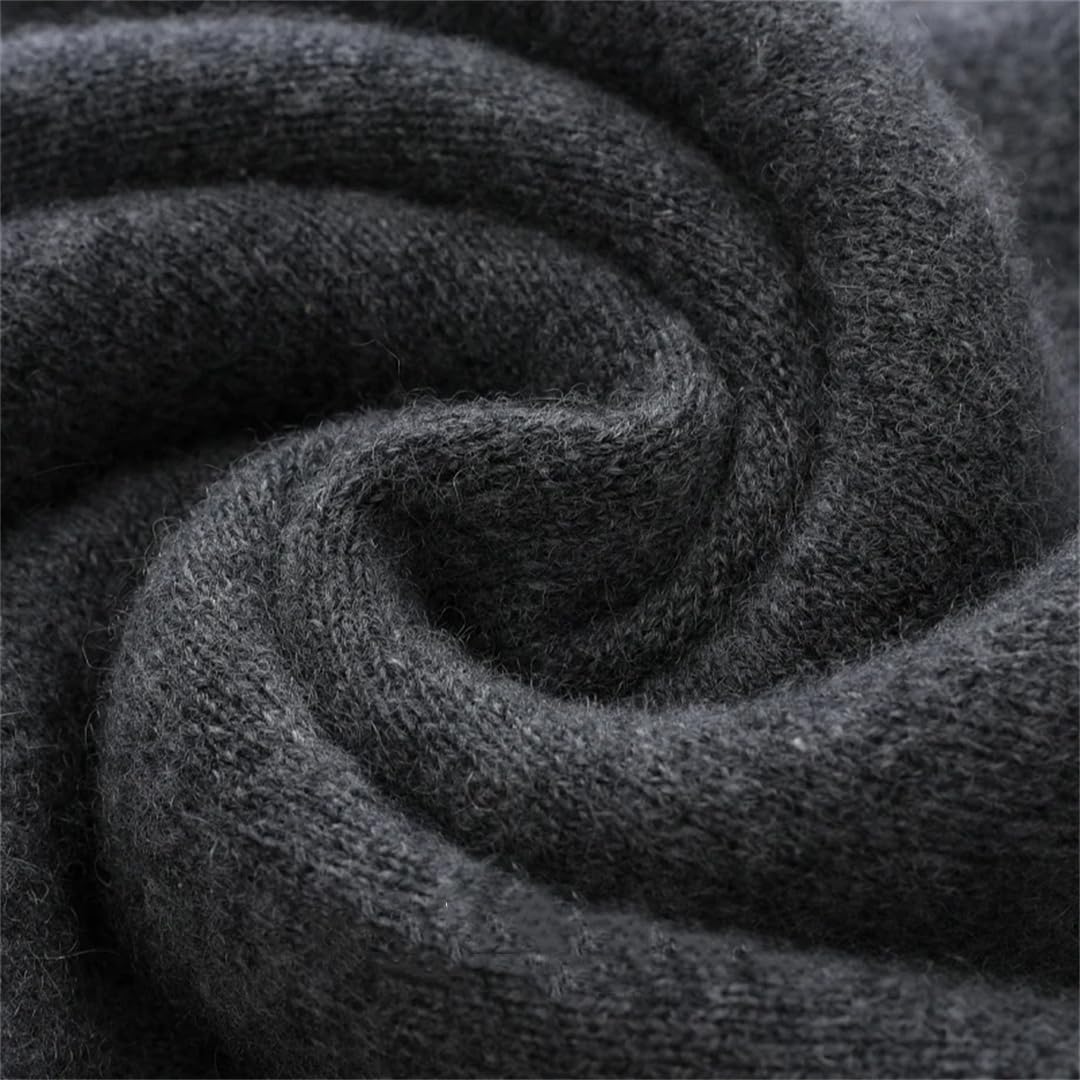 Chaleco de invierno para hombre, de cachemira, informal, de punto con cuello en V