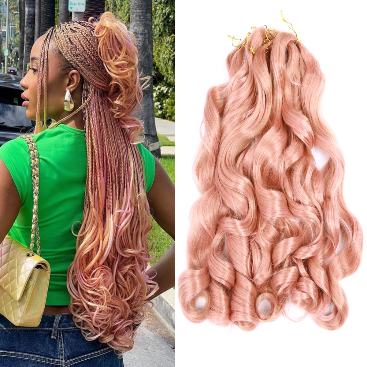 Amazon.com : Pre Stretched Braiding Hair 20 Inch Loose Wave