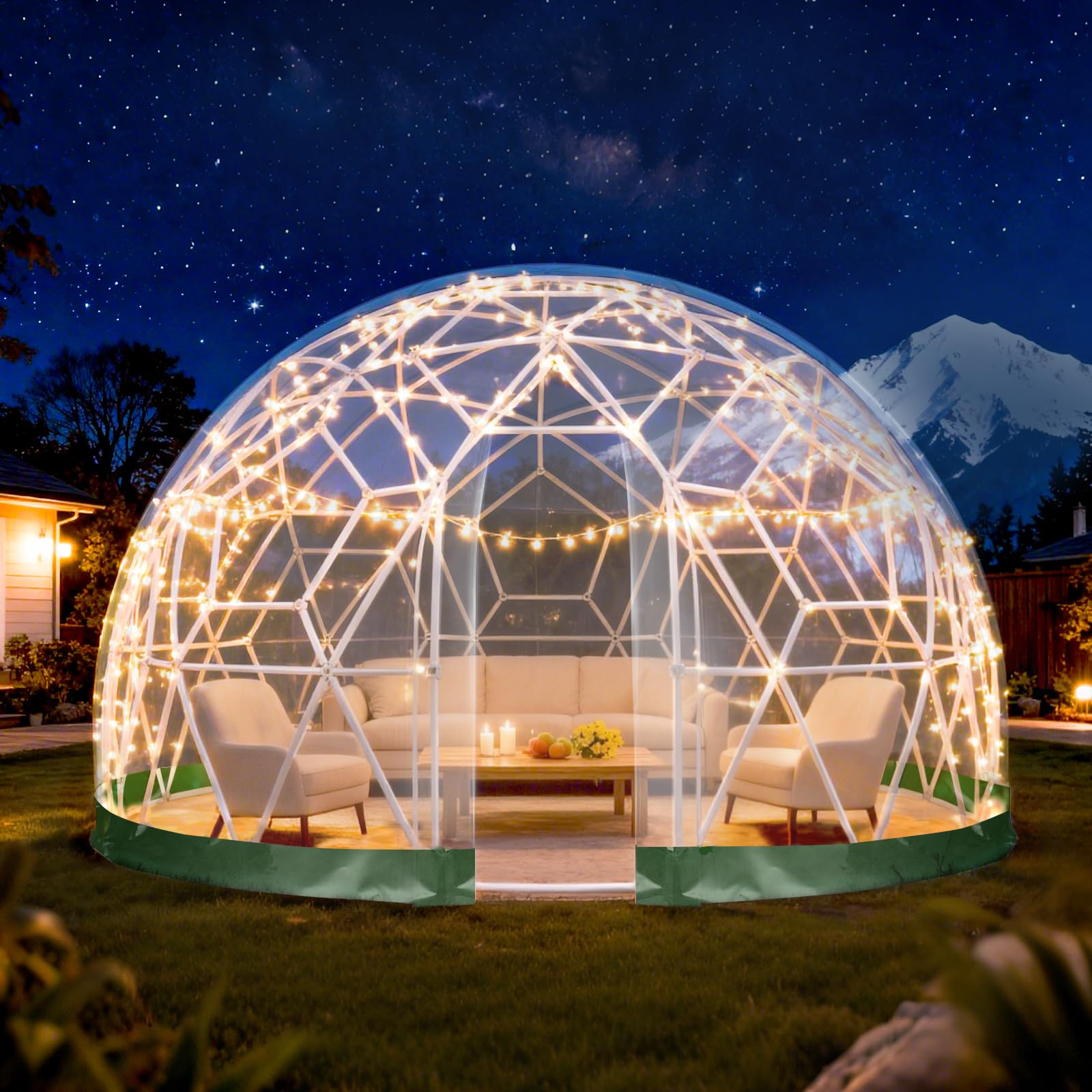 クラシメイド　DOME LOOK Winter 2セット Amazon.com : Zumic Garden Dome Tent 12*7.2FT, 360° View Geodesic