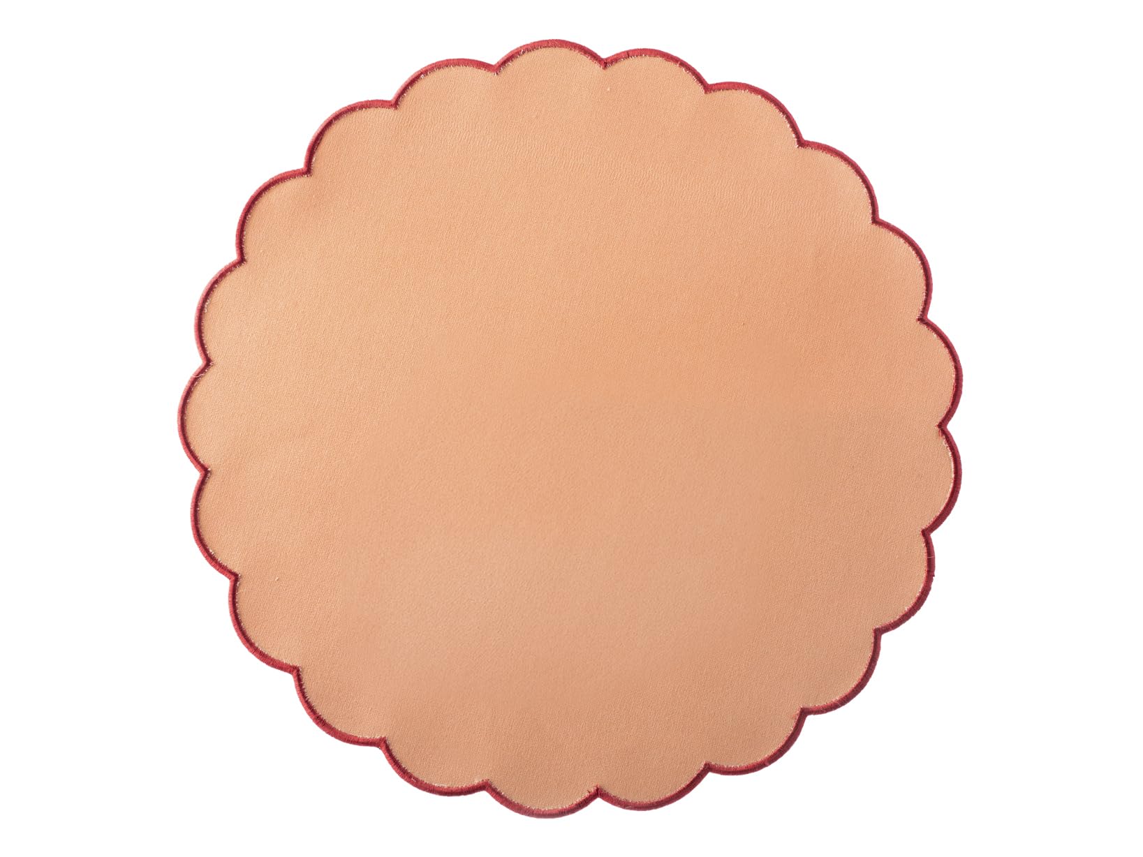 H&H 4 Round Shaped Cotton Placemats 38 Hand Wash