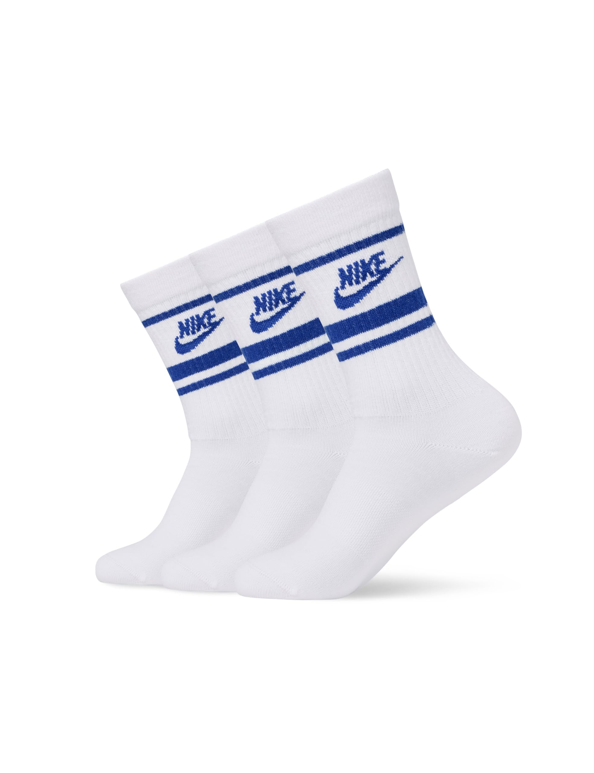 Nike Strike Crew Calzini, Bianco, XS Unisex-​Adulto