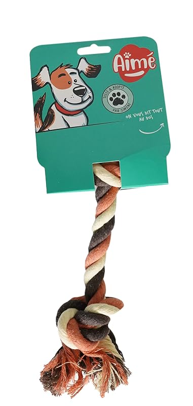 Brinquedo de Corda de Algodão para Cães Aimé para Puxar 20 cm