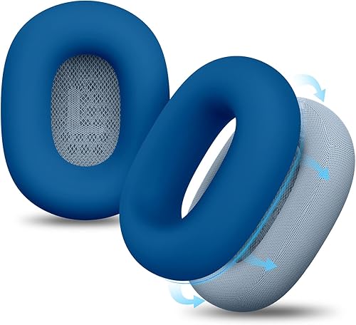 Protector de silicona para audífonos AirPods Max, a prueba de sudor, fácil de lavar, resistente, color azul