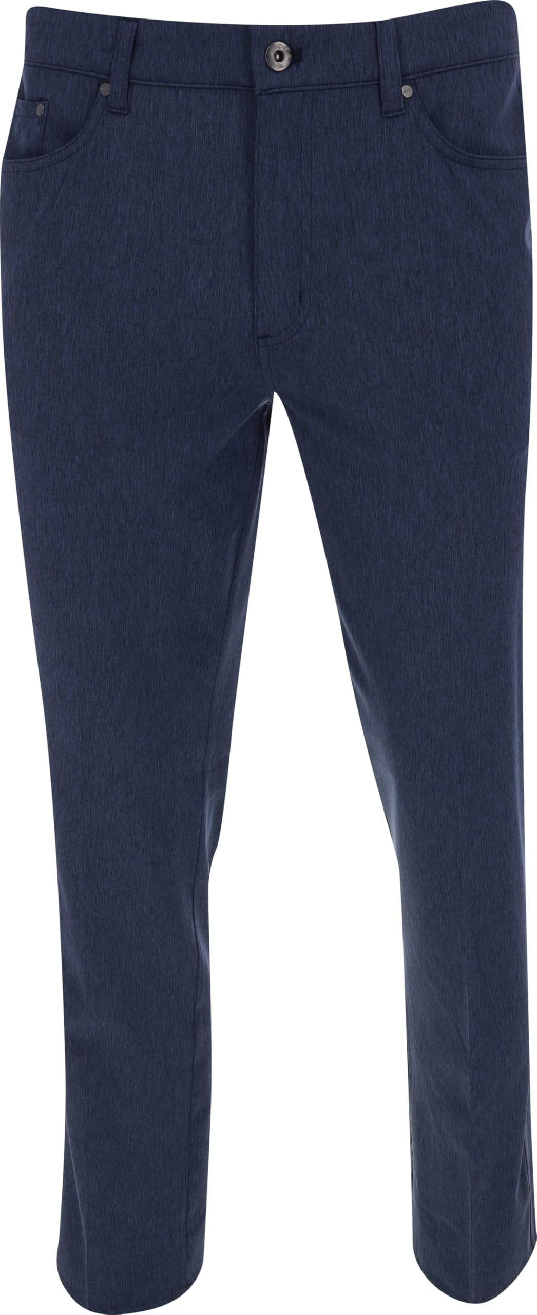 Greg Norman MICROLUX 5 Pocket Heathered Dark Navy Heather Pants Men 36W x 32L