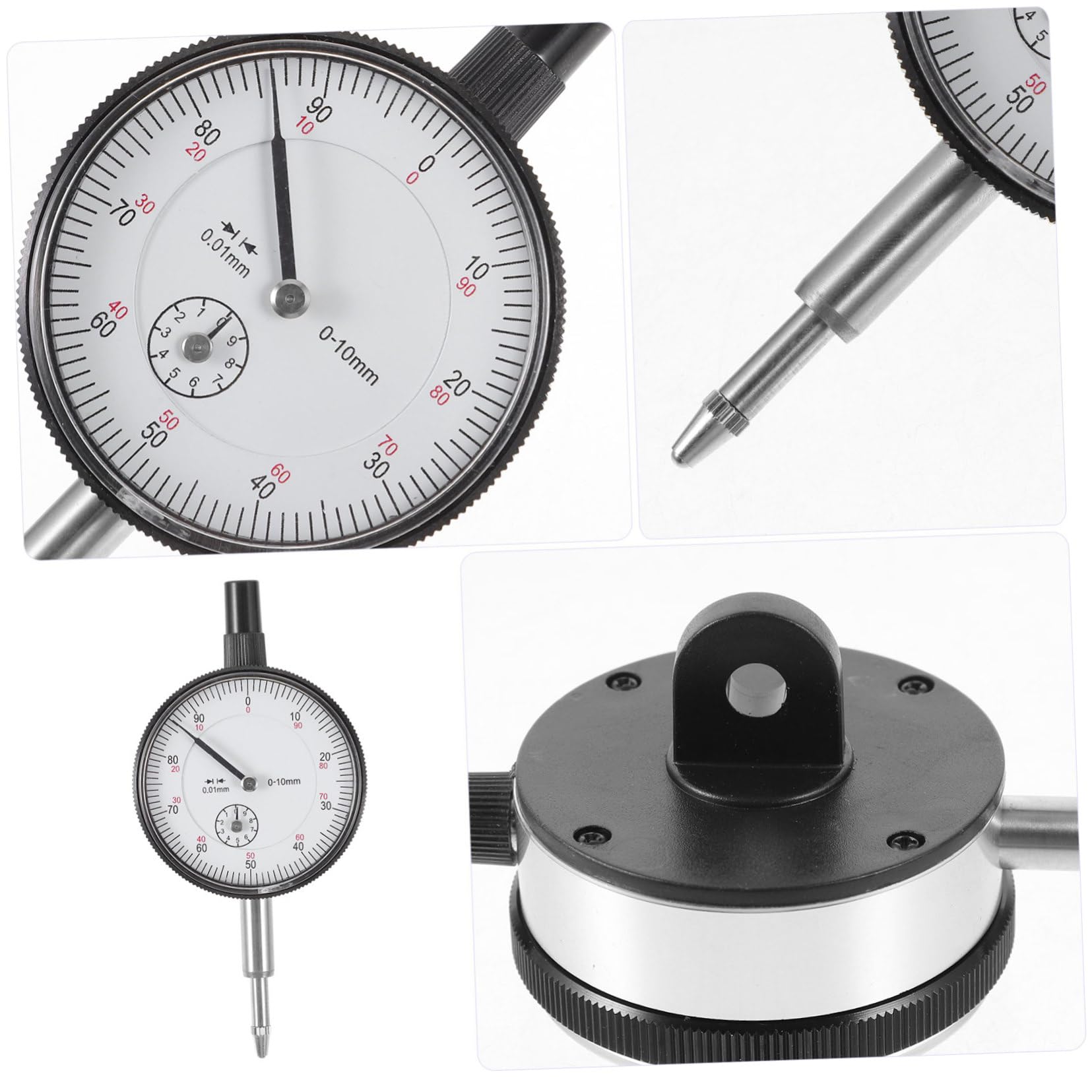 VILLFUL Accuracy Dial Indicator Gauge 0.01mm Precision Mechanical Pointer Digital Display Multi-Functional Measuring Tool
