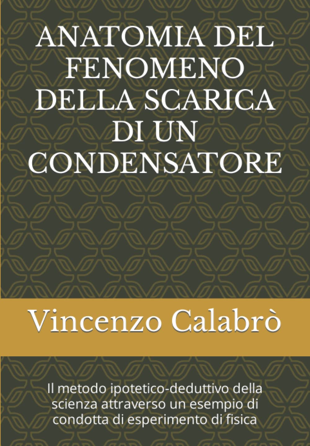 ANATOMIA DEL FENOMENO DELLA SCARICA DI UN CONDENSATORE: Il metodo ipotetico-deduttivo della scienza attraverso un esempio di condotta di esperimento di fisica (Italian Edition)