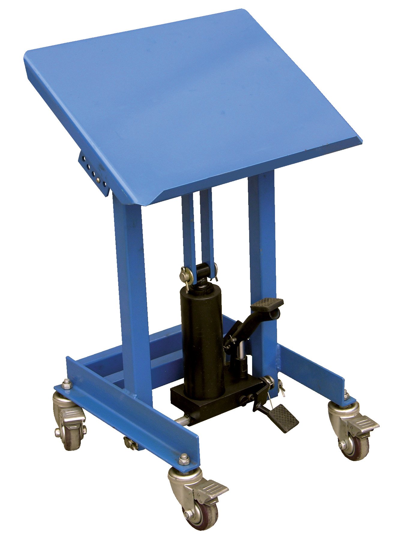 Vestil WT-2016-FP Hydraulic Work Positioner, 330 lbs Capacity, 16" Length x 20" Width Platform, 1-1/4" Lip Height