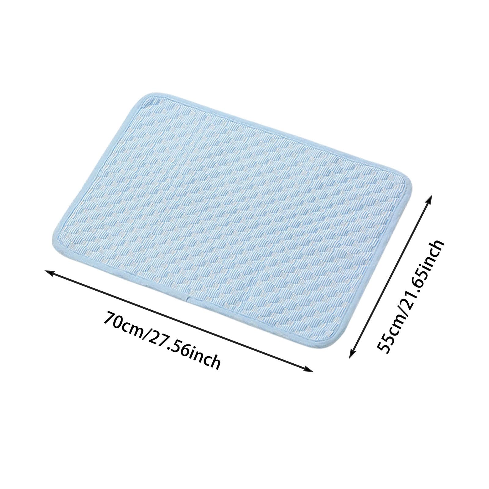 Générique Coussin Auto-Rafraîchissant Gel Réutilisable Chat, Tapis Rafraîchissant Capacité 1800ml, Lit Été Portable Lavable, pour Maison, Canapés & Rebords Fenêtre