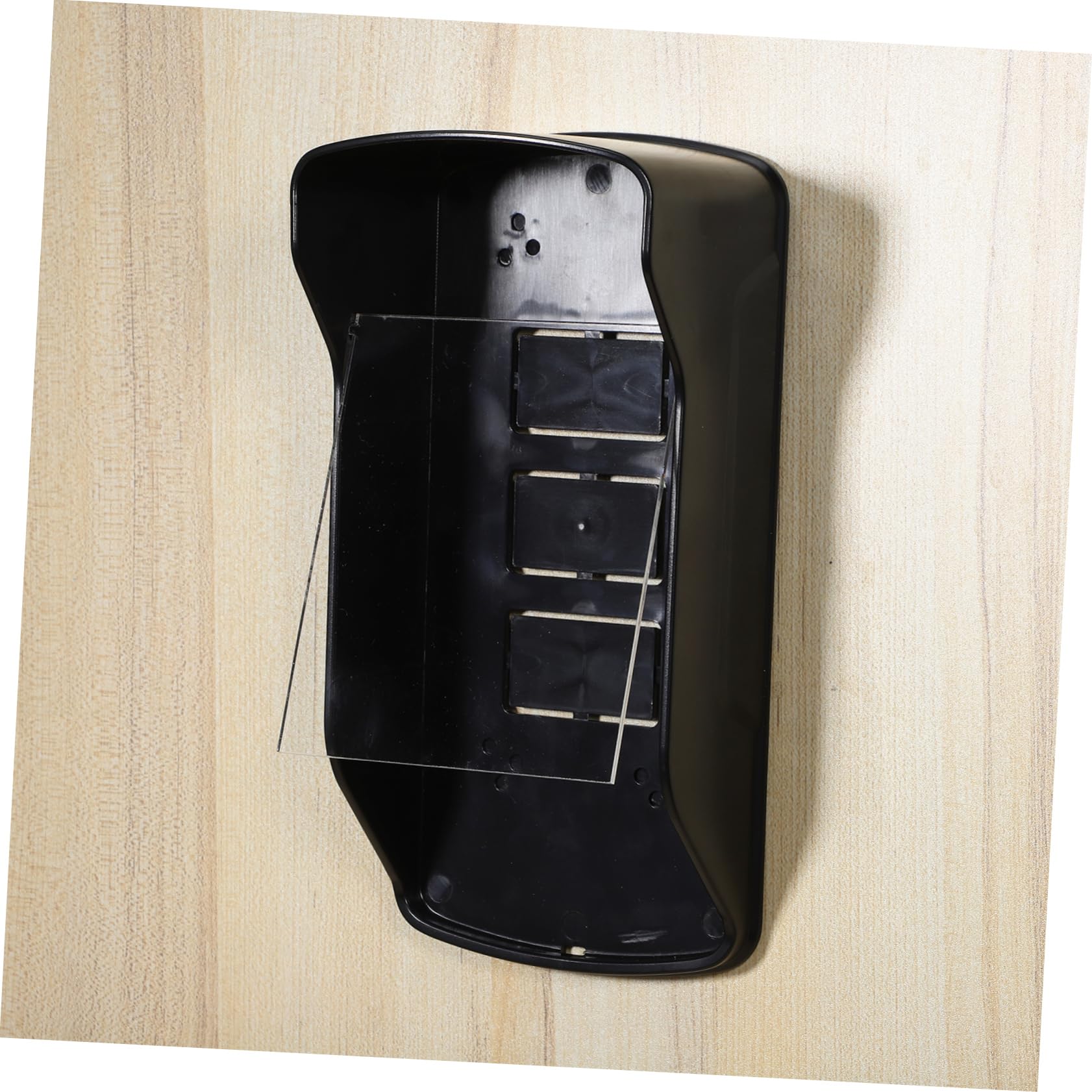 HOMSFOU 4stücke Türklingel Regenschutz Mit Gesichtserkennung Wetterfeste Abdeckung Für Sicherheits-Access-Control Und Zutrittskontrolle Einfache Installation Transparentes Design