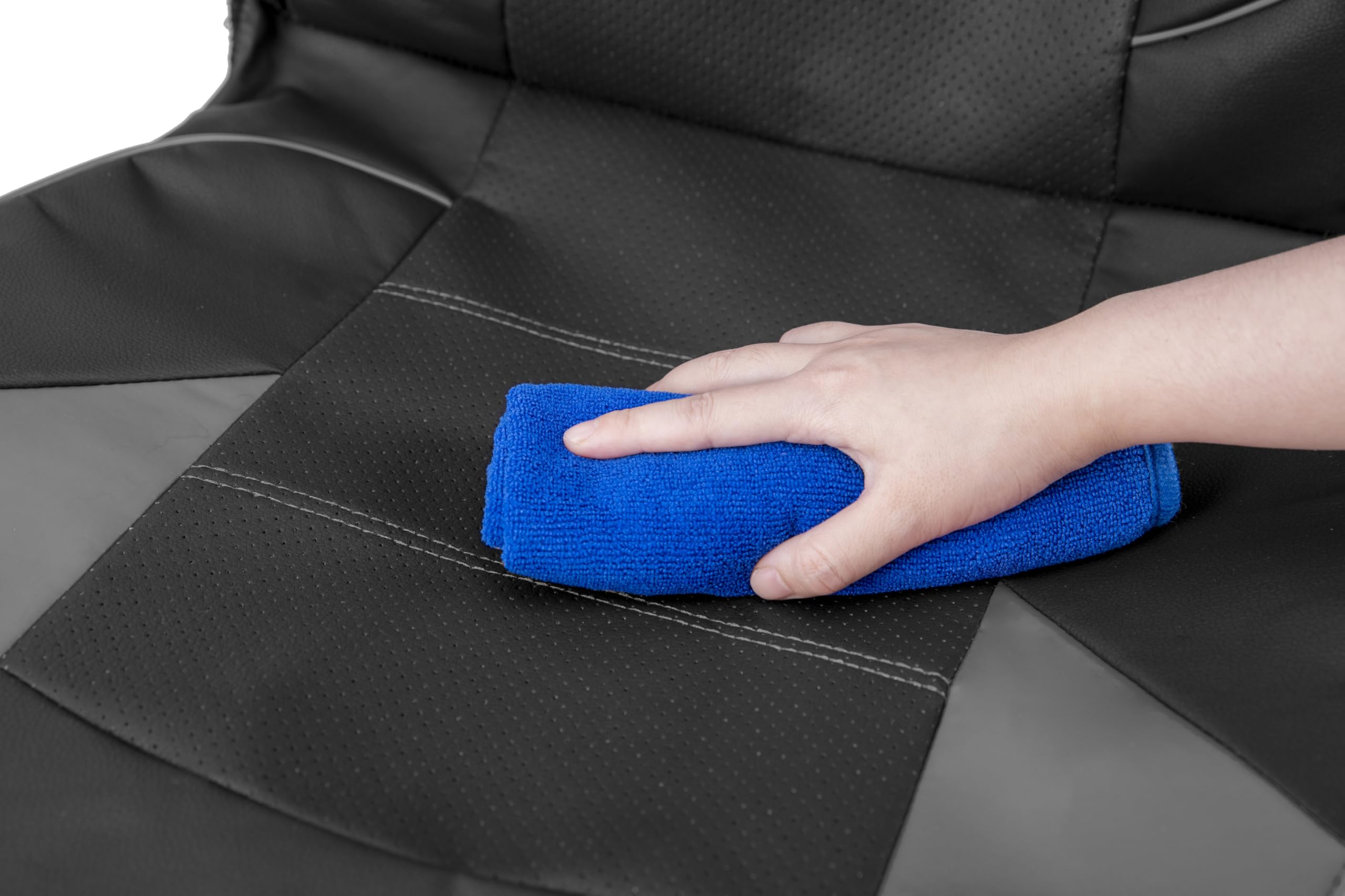 SPARCO Jeu Complet de Housses de siège de Voiture 5 têtes 9 pièces, exclusivité Amazon, PVC résistant, universelles avec système de Fermeture éclair, Installation Rapide et Nettoyage Facile
