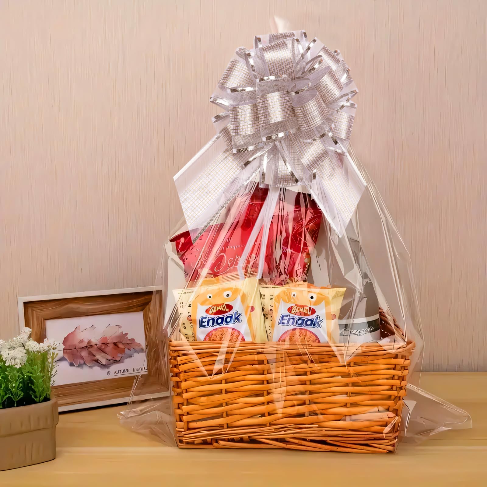 16 fiocchi grandi da tirare, 15,2 cm, per confezioni regalo, colori