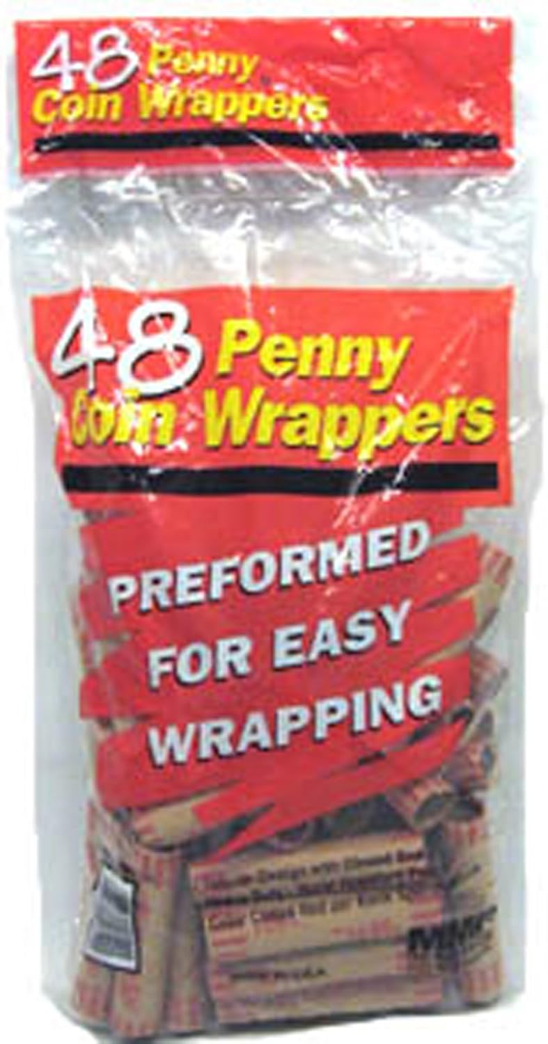 MMF Industries Tubular Coin Wrappers 48/PkgPenny Office