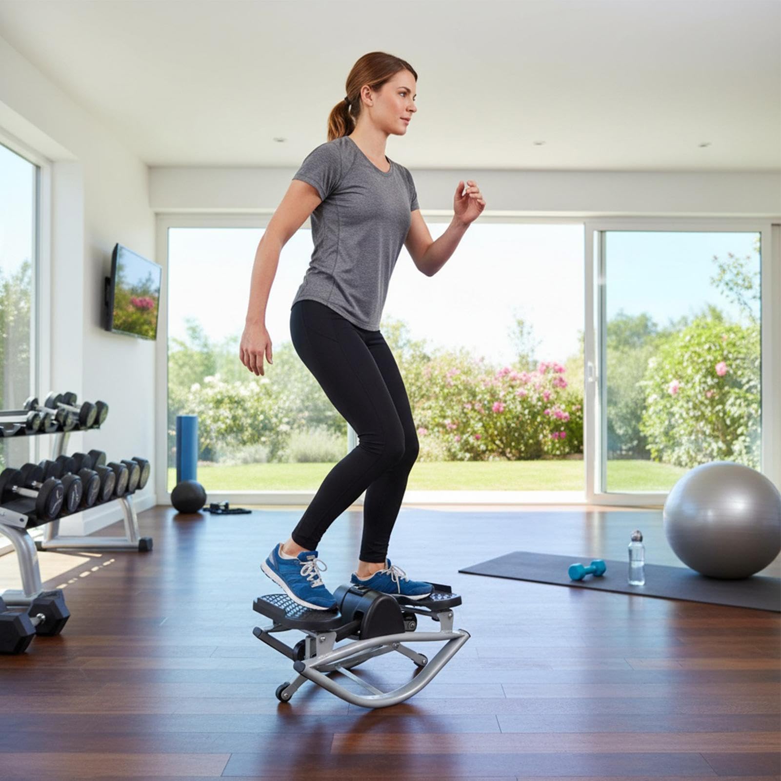 Rock Stepper De Lado A Lado Equipo de Ejercicio Portátil y Entrenador de