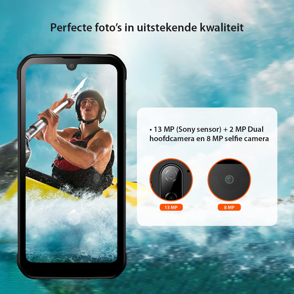 Gigaset GX290 Plus Outdoor Smartphone - wasserdicht IP68, Military Standard 810G - Display Corning Gorilla Glas 3 - 6200mAh Akku, Schnellladefunktion - 64GB+4GB Ram - Android 10, Black/Titanium Grey