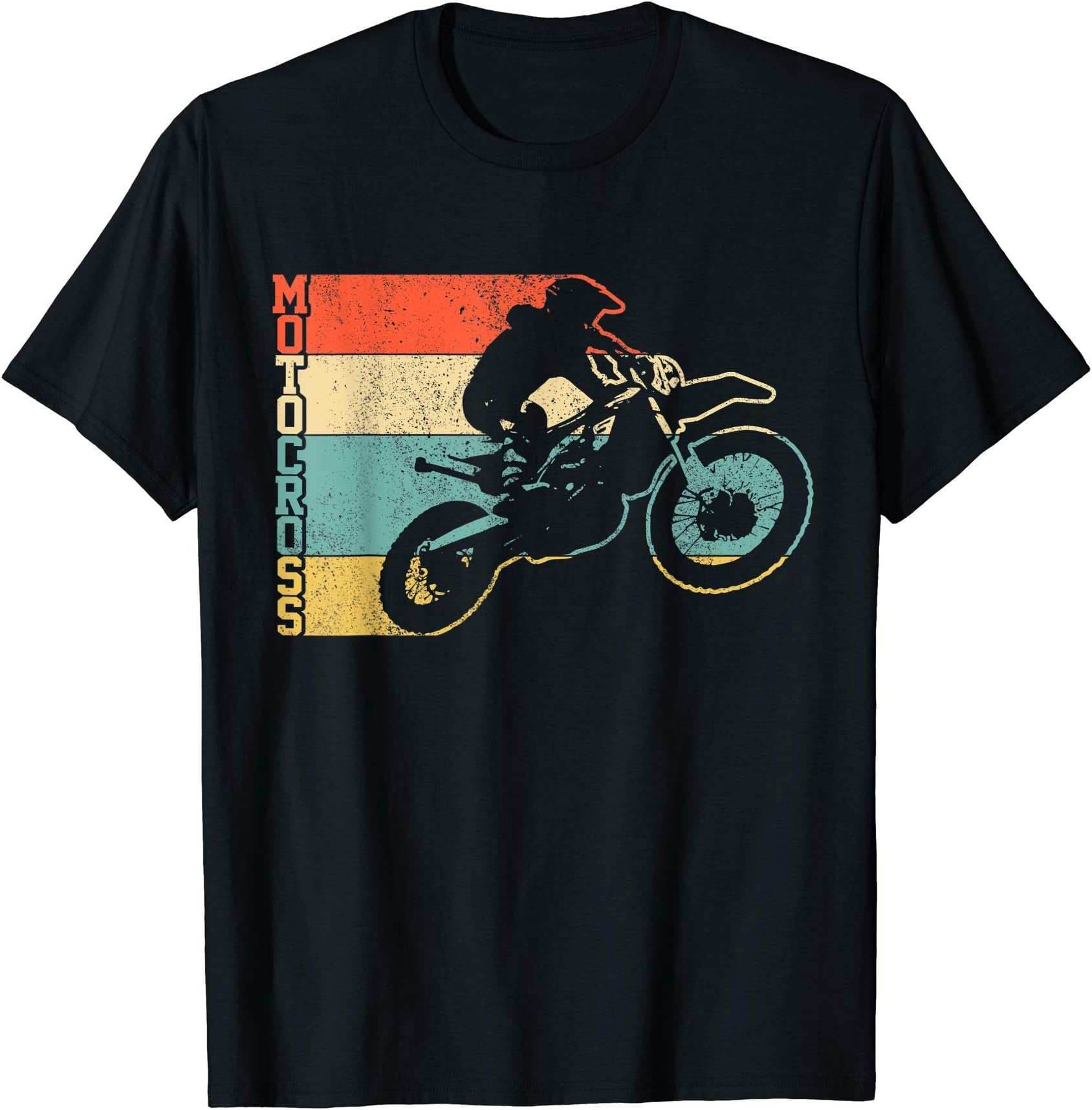 Motocross Vintage Enduro Dirt Bike Motorcycle MX Biker T-ShirtOEKO-TEX STANDARD 100