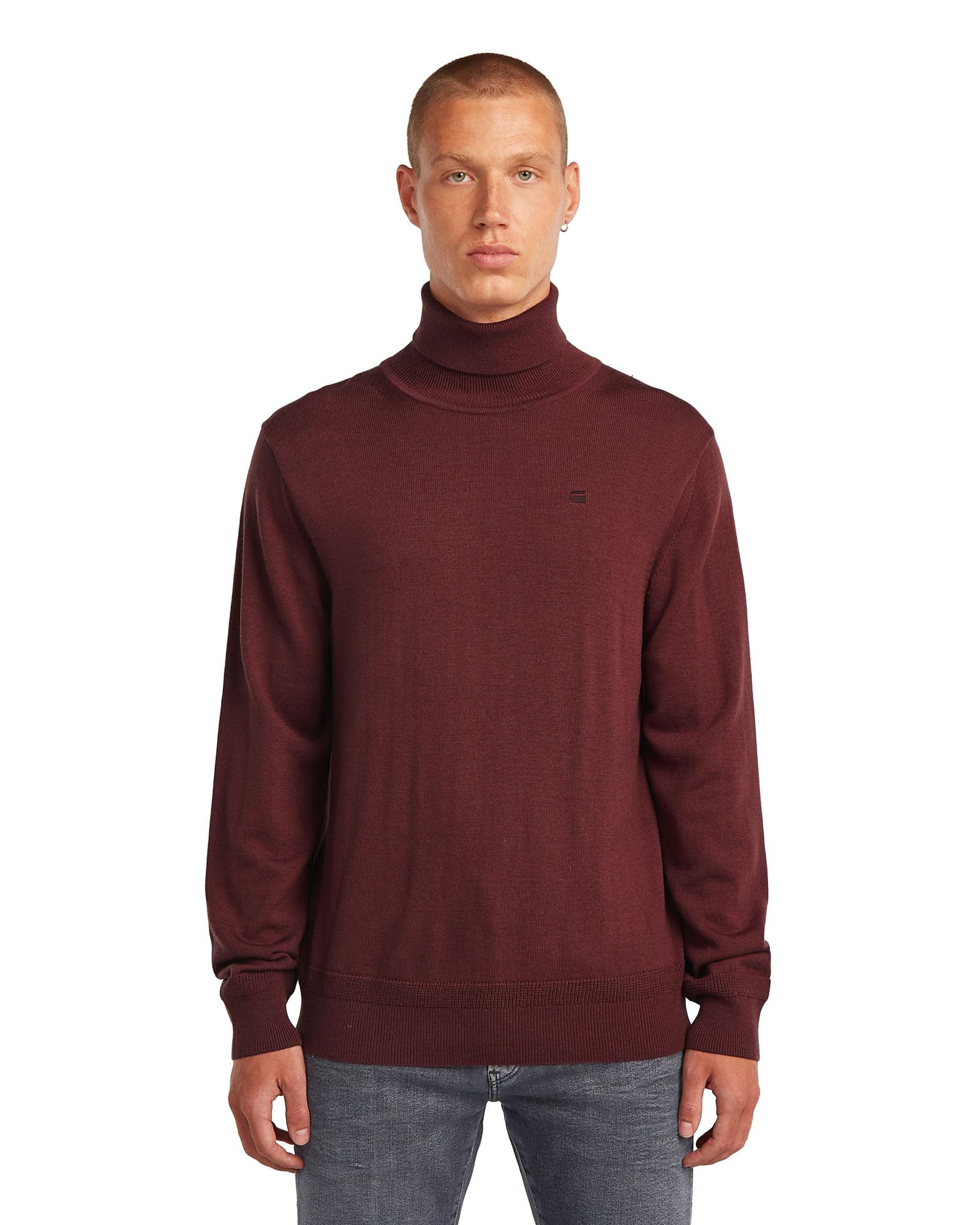 G-STAR Premium Core Turtle Knit, Czerwony (Port Red D27706-b692-4608), M