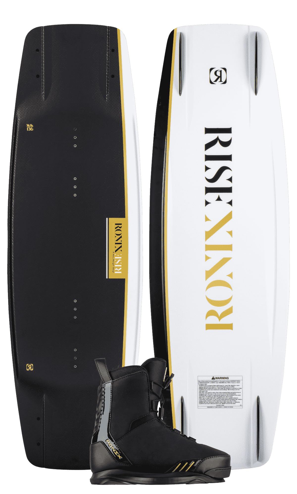 Ronix 136 Rise Wakeboard Package w/ Rise Boots - 8