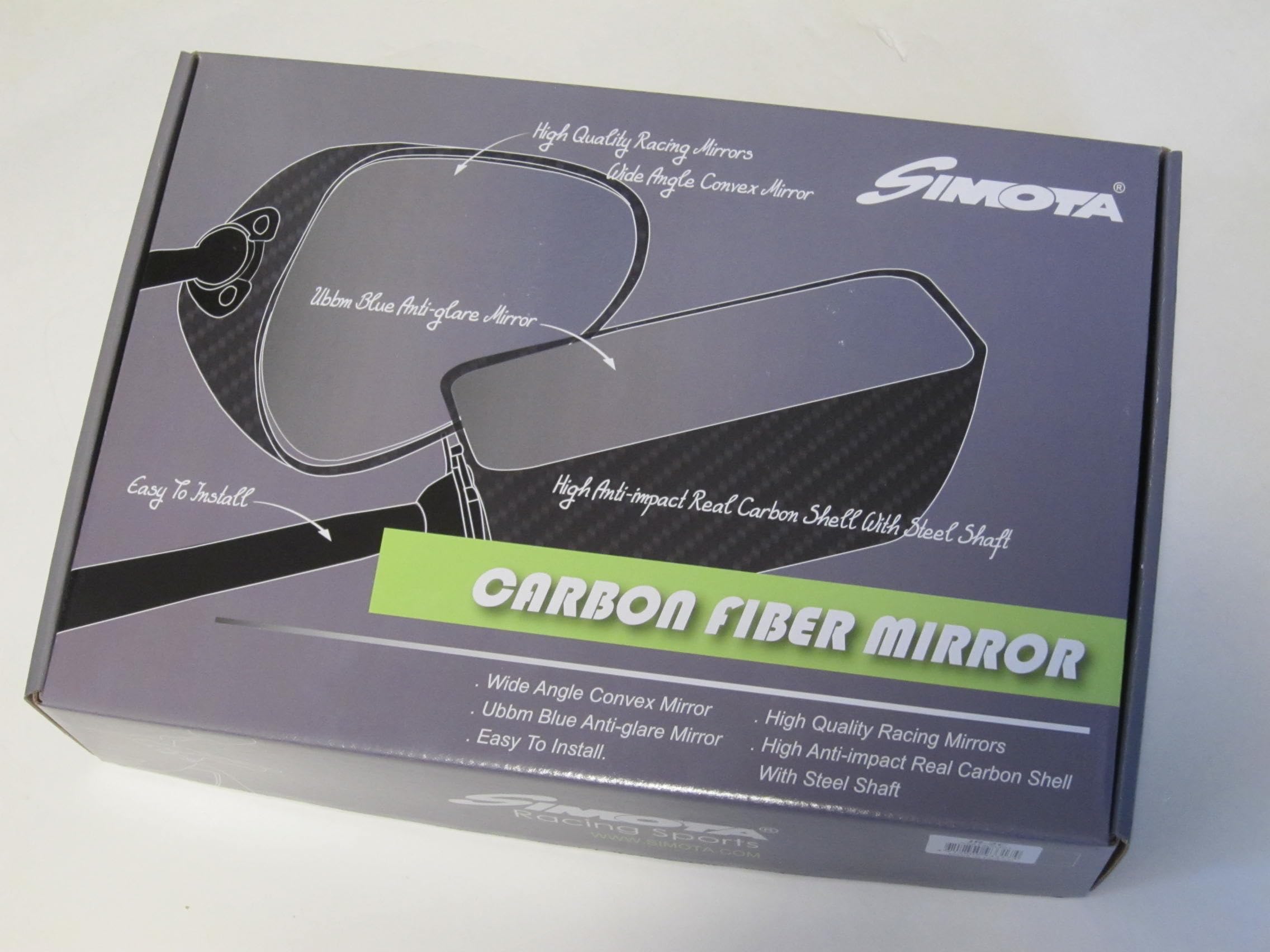 Amazon.co.jp: 【SIMOTA Genuine Product】Carbon Back Mirror 【Oval