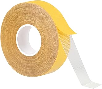 Thin Double Sided Fabric Tape Heavy Duty, 1" x 66 FT,Strong Double Sided Tape for Clothes,Crafts,Walls and Woodworker,No Glue Residue High Stickness Mounting Tape