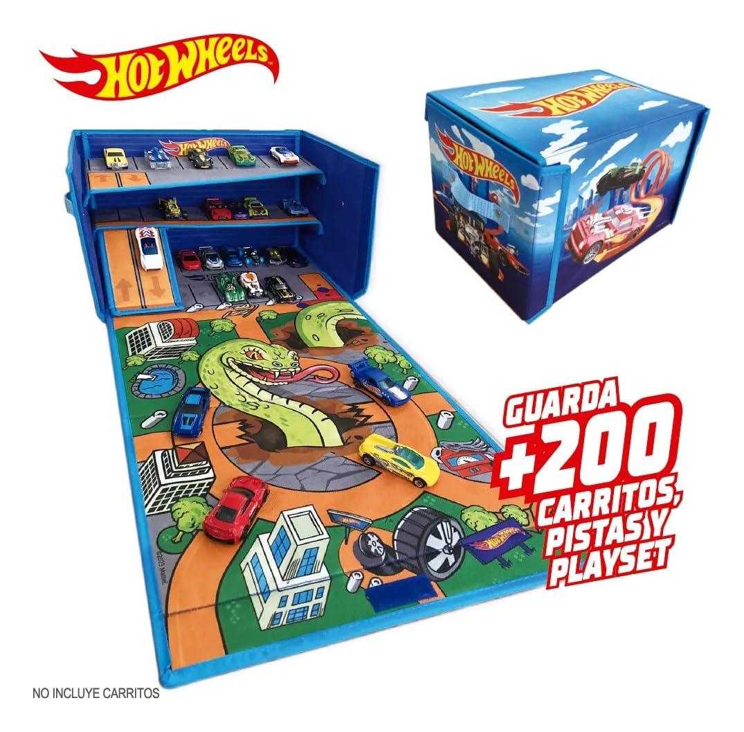 Hot Wheels Flex Cube playmat Garage Storage