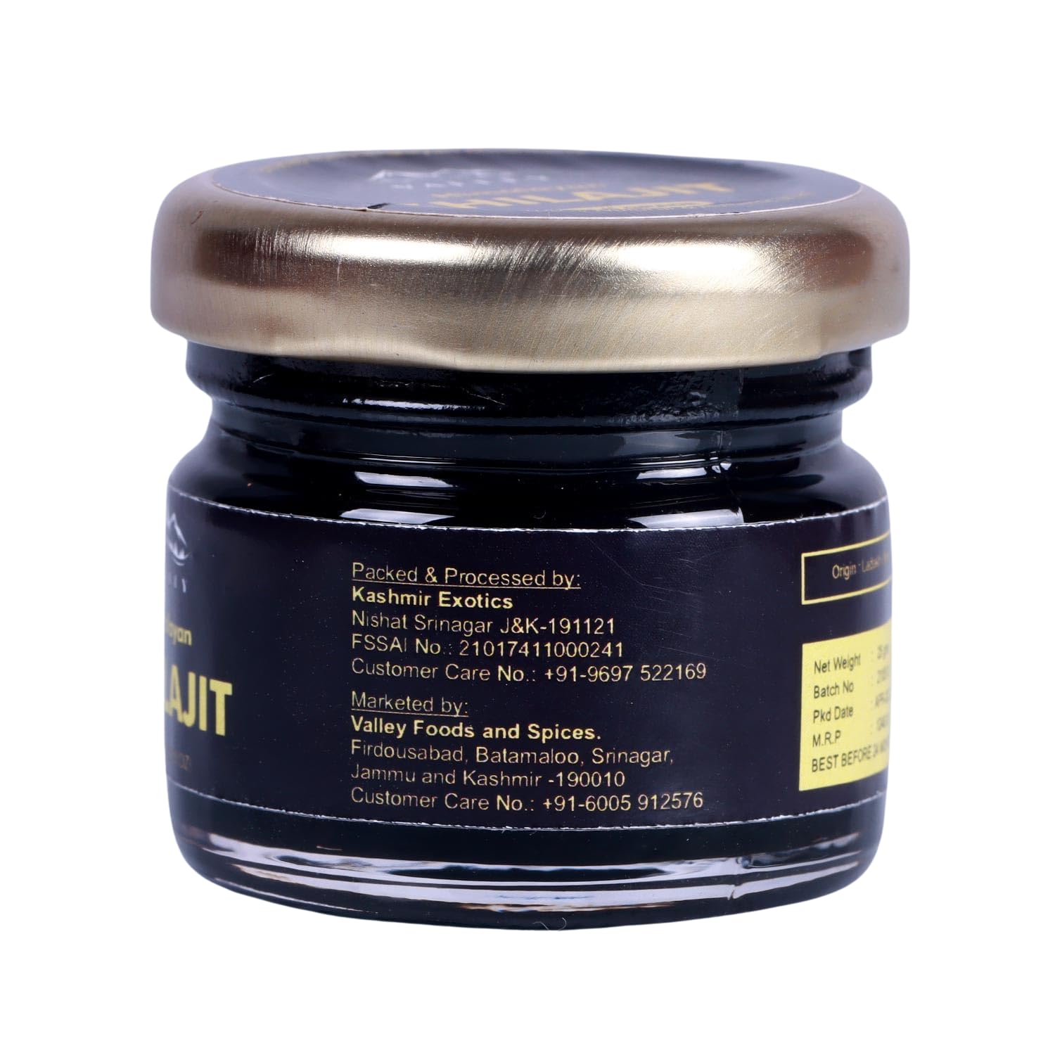 Valley Himalayan Pure Kashmiri Shilajit - 25g | Authentic Resin Form | Sourced from 18,000 ft Himalayas | Energy, Immunity & Stamina Booster | Lab-Tested Fulvic Acid Rich Shilajit - Image 2 thumbnail