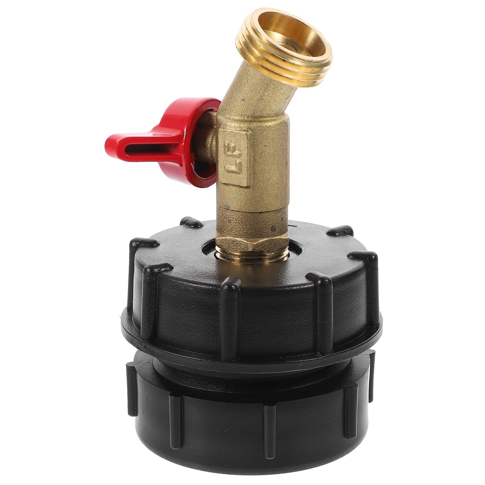 Happyyami 5 Piezas Adaptador IBC Barril IBC Conexión hermética IBC Accesorios del Tanque de Agua IBC Accesorios del Tanque IBC Equipo Grifo del Tanque IBC Adaptador de Tanque IBC Abdominales