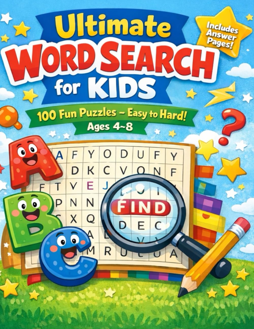 Ultimate wordsearch for kids: 100 fun puzzles from medium to hard