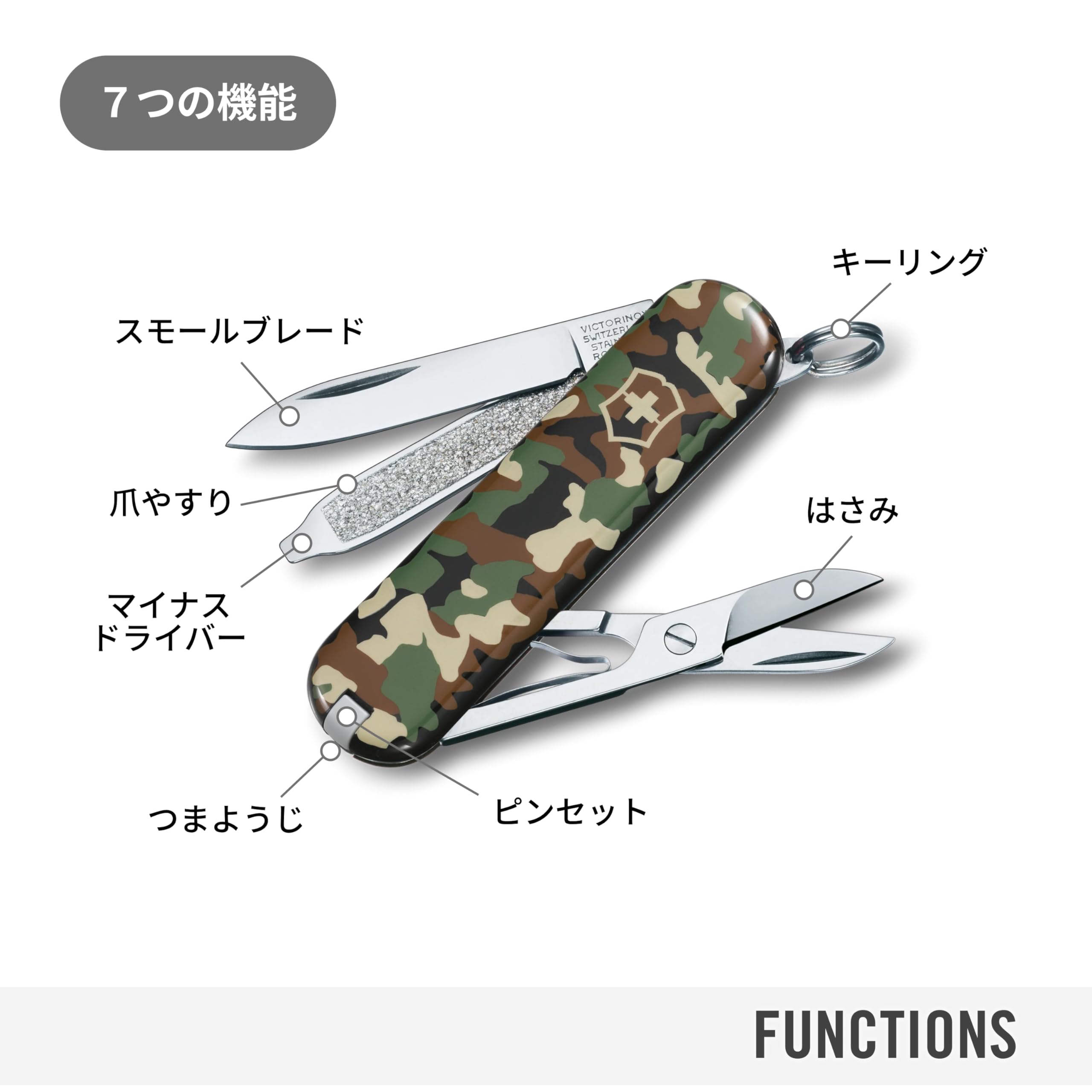 Amazon | VICTORINOX(ビクトリノックス) クラシック SD カモフラージュ