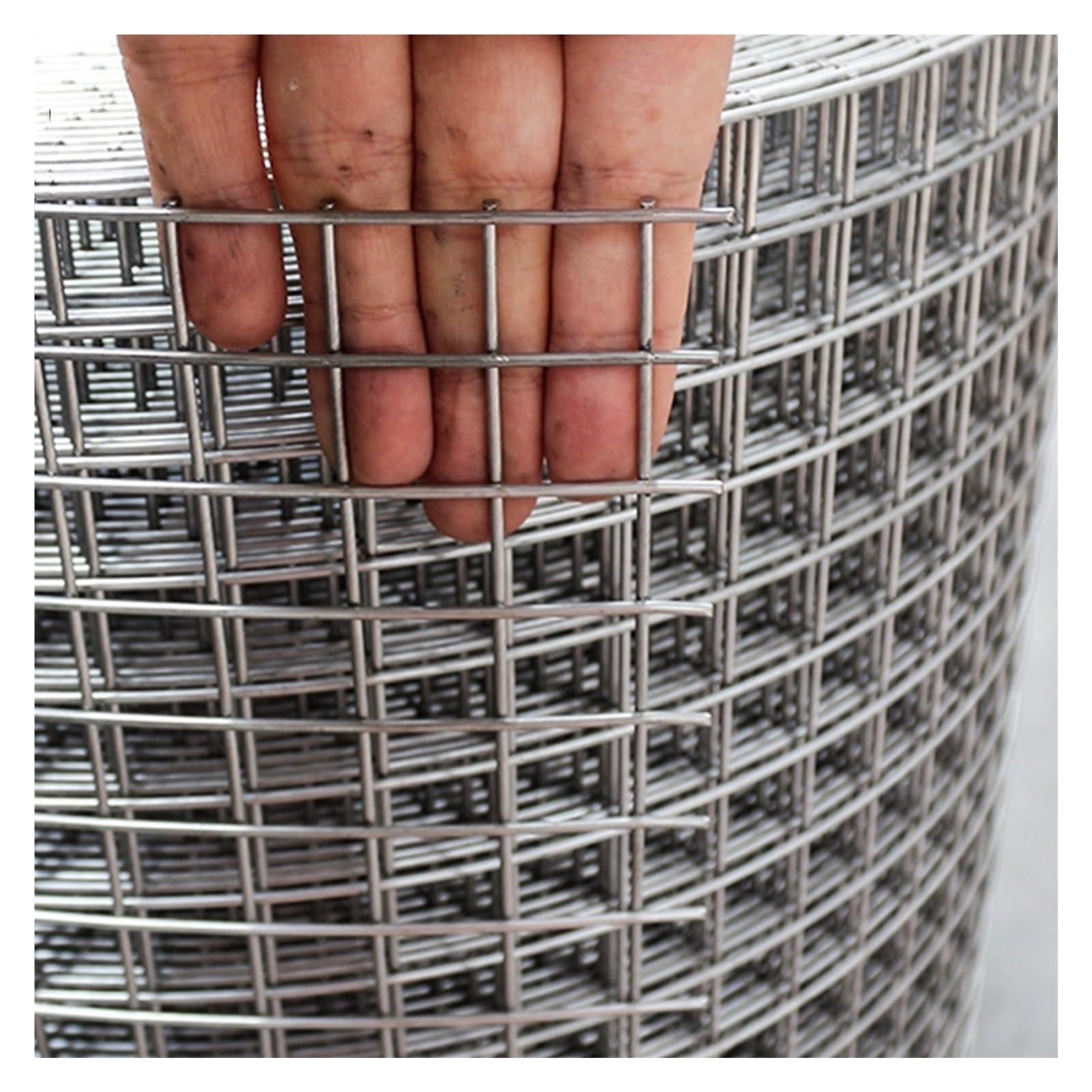 Grillage en acier inoxydable 0.5x19m pour clôture de jardin et barrière de sécurité durable