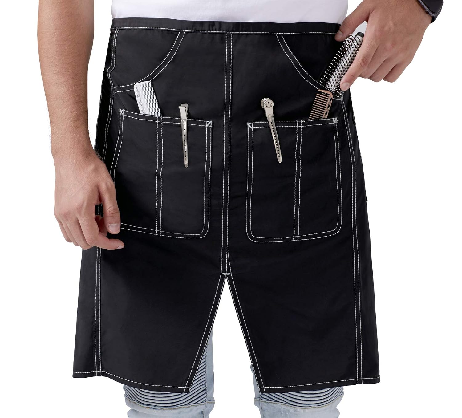 Pockets, Barber Hair Cutting Aprons 